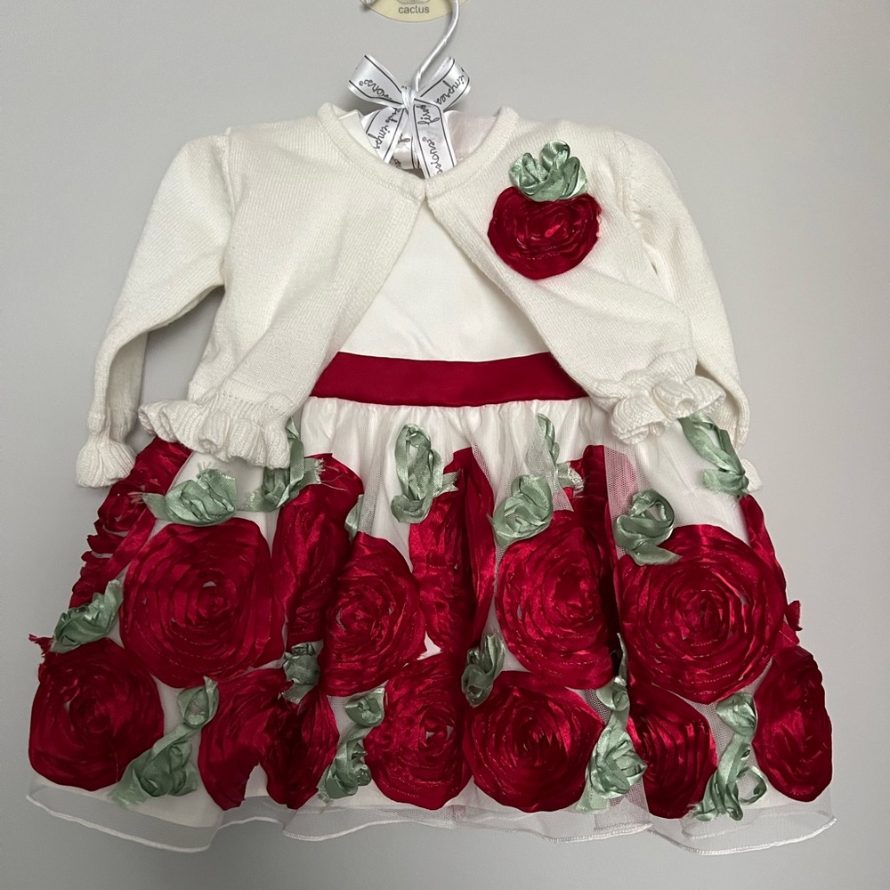 Beautiful baby girl frock.. size 6 months
